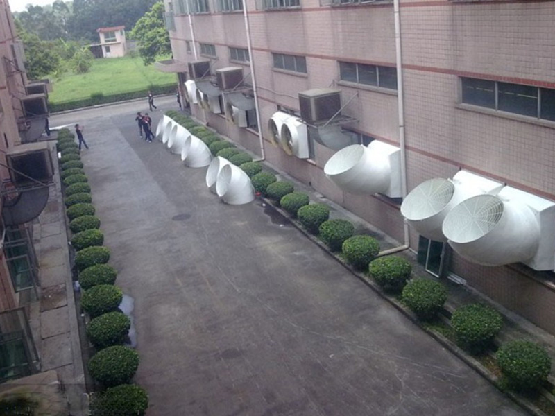 鳳崗水簾風機降溫工程
