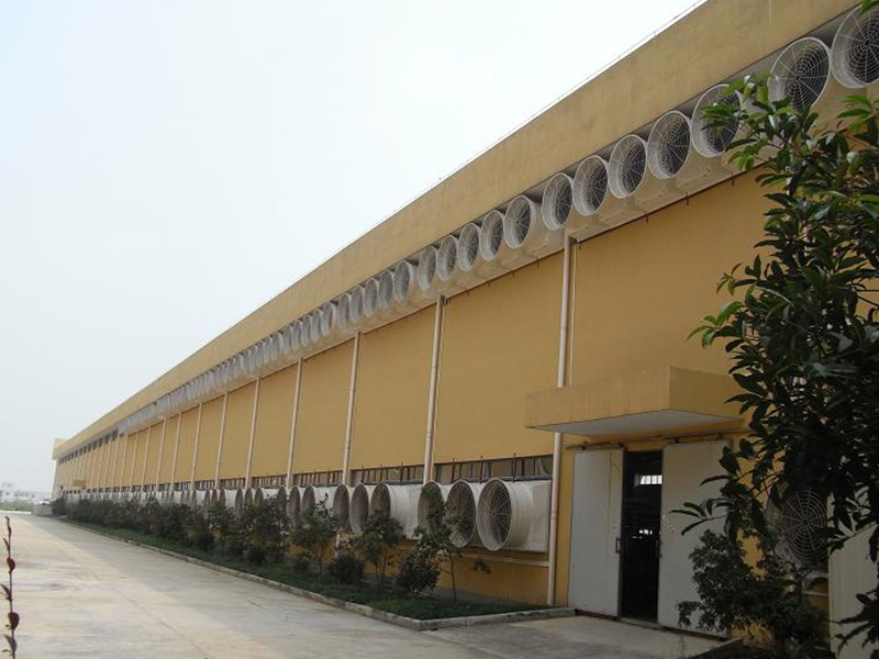 惠州廠房水簾風機降溫工程案例